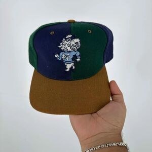 Vintage UNC North Carolina Tar Heels Tri-Color Snapback Hat